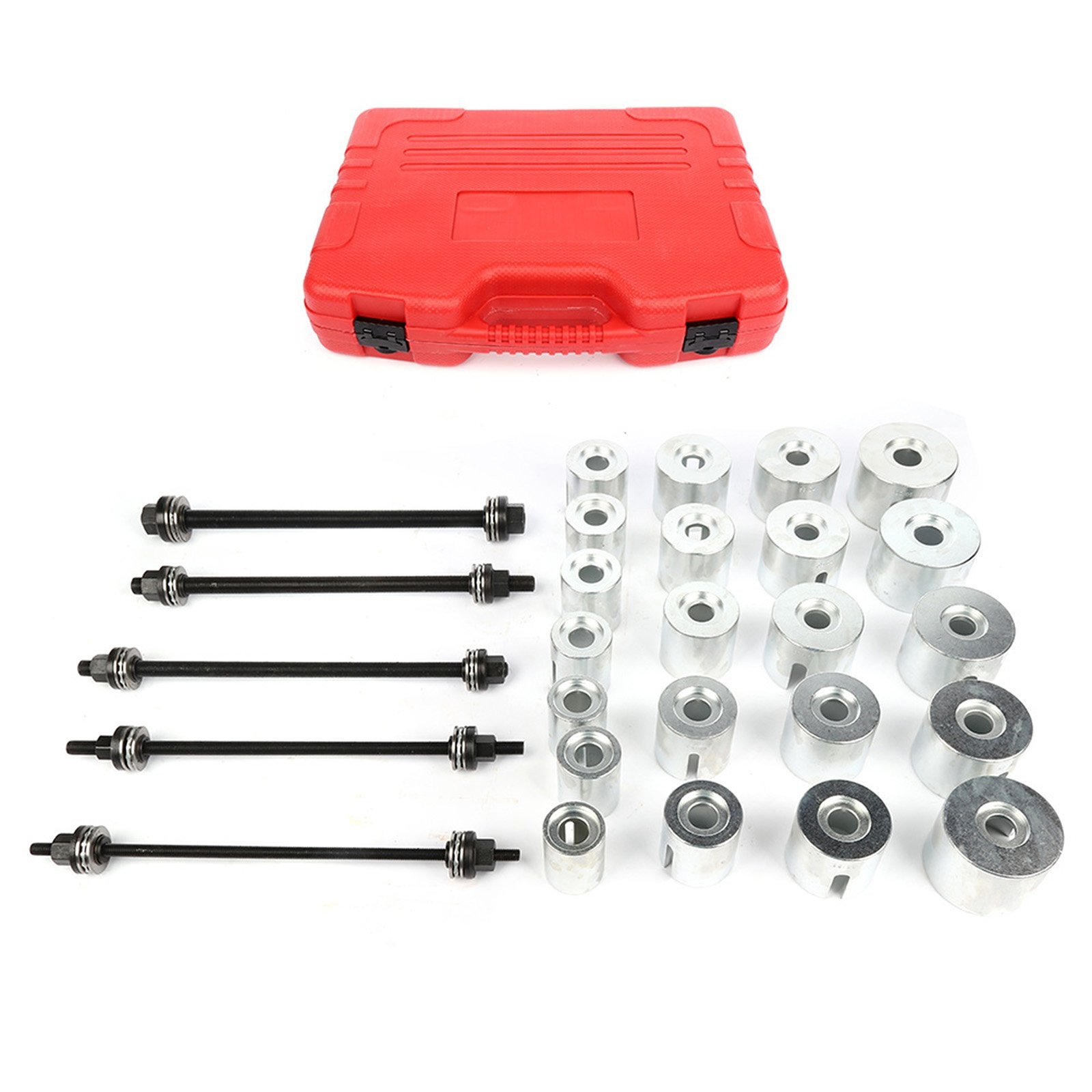Universal Press & Pull Sleeve Kit Bush Bearing Removal Insertion Tool Set 27PCS