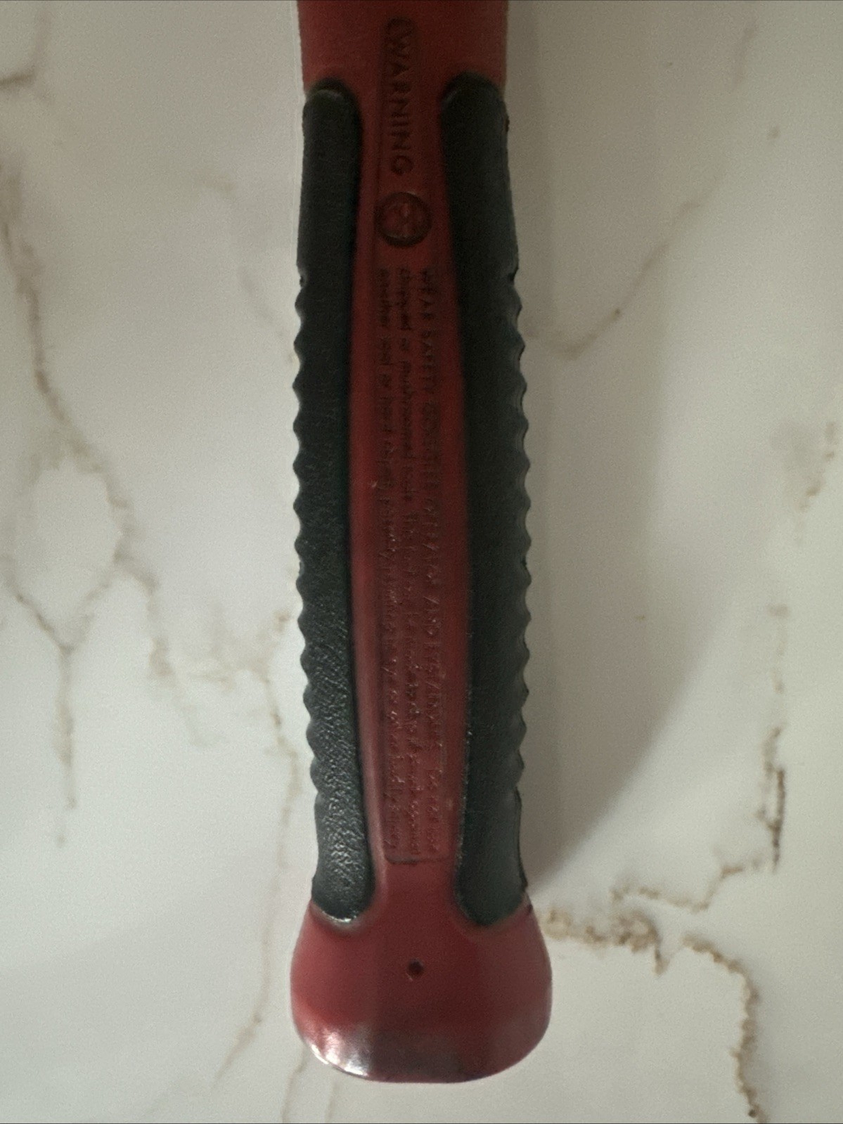 Snap ON 56oz dead blow hammer. Red with soft grip handle.