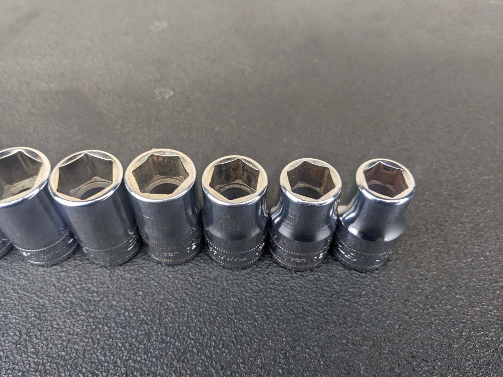 #bp494 Snap On 11pc 6 Point 1/2” drive Shallow Socket Set 24mm