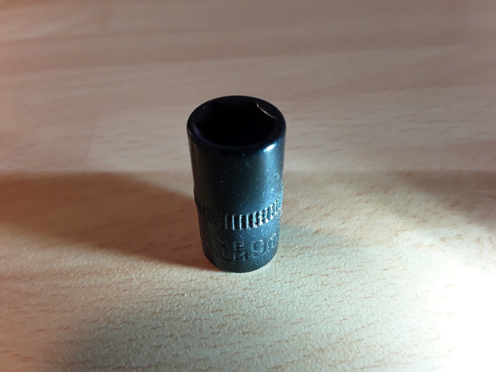 9mm 1/4 Black Chrome Vanadium Socket Metric