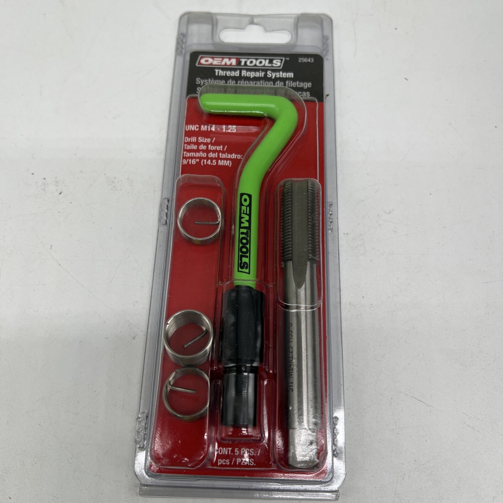 OEM Tools 25643 Fix-a-Thred Thread Repair Kit Metric Size: M14-1.25
