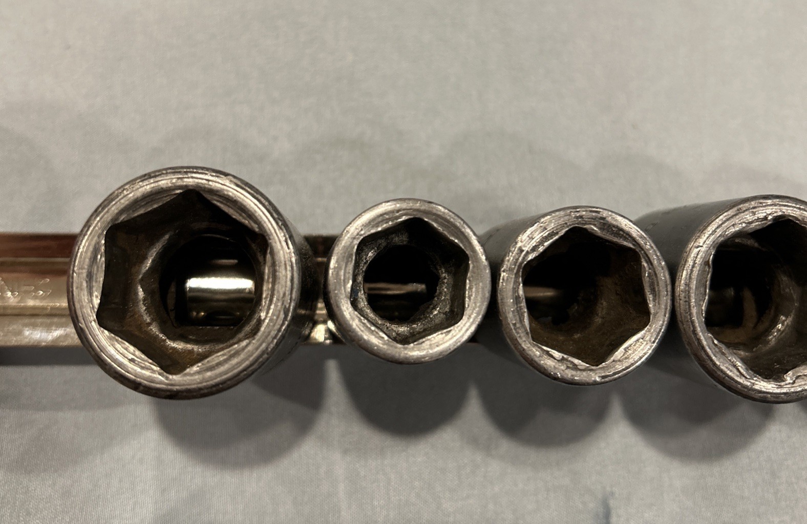 Lot of 7 Snap on impact socket IM IM140 IM160 IM180 IM200 IM220 IM260 IM280 – C
