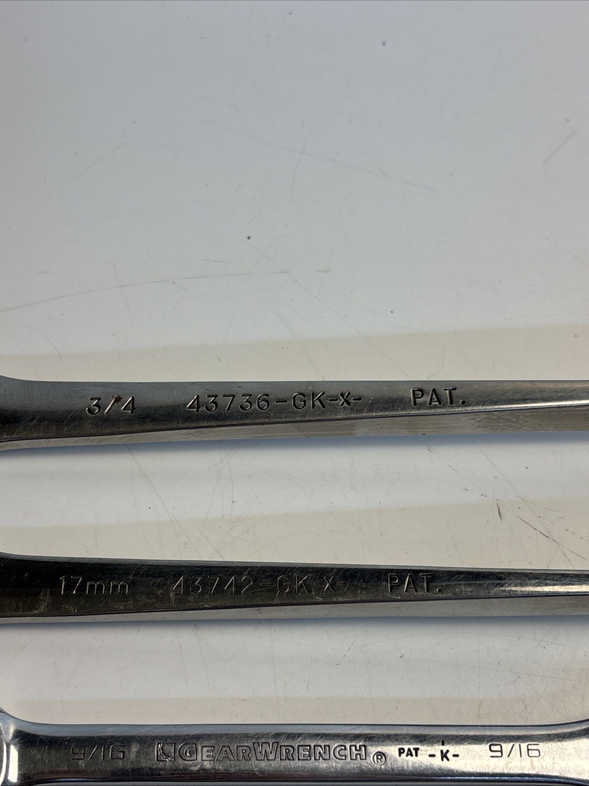 Vintage Mixed Ratcheting Combination Wrench Lot Craftsman GearWrench Jonard USA