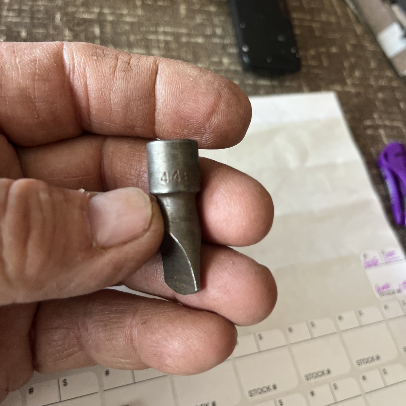 Vintage Snap-On 1/4” Dr. Drag link Socket 44B8813