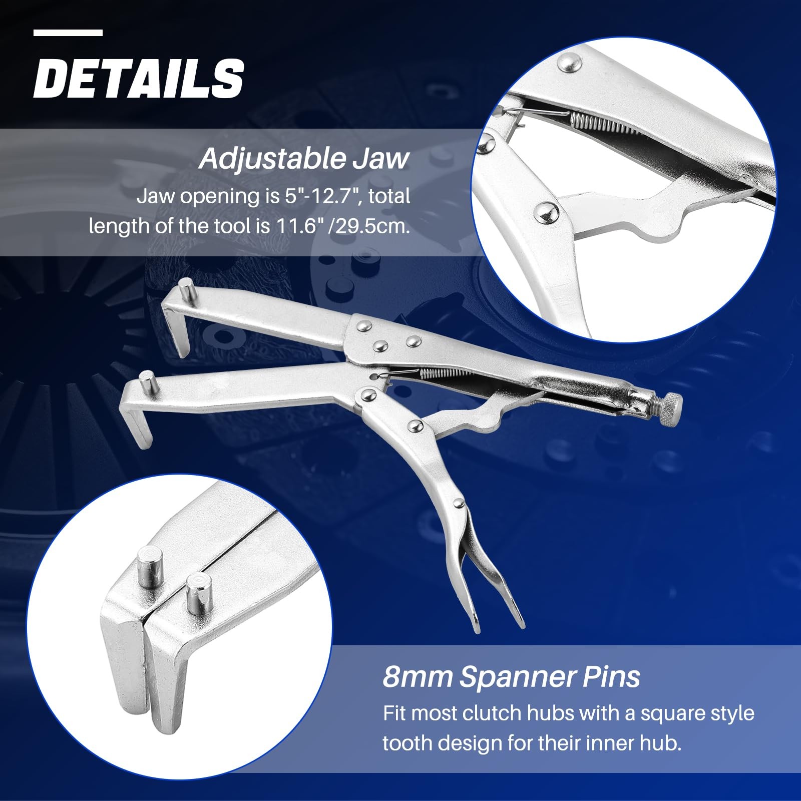 Clutch Holding Tool Motorcycle Hub Basket Holder Flywheel Repair Wrench Spanner