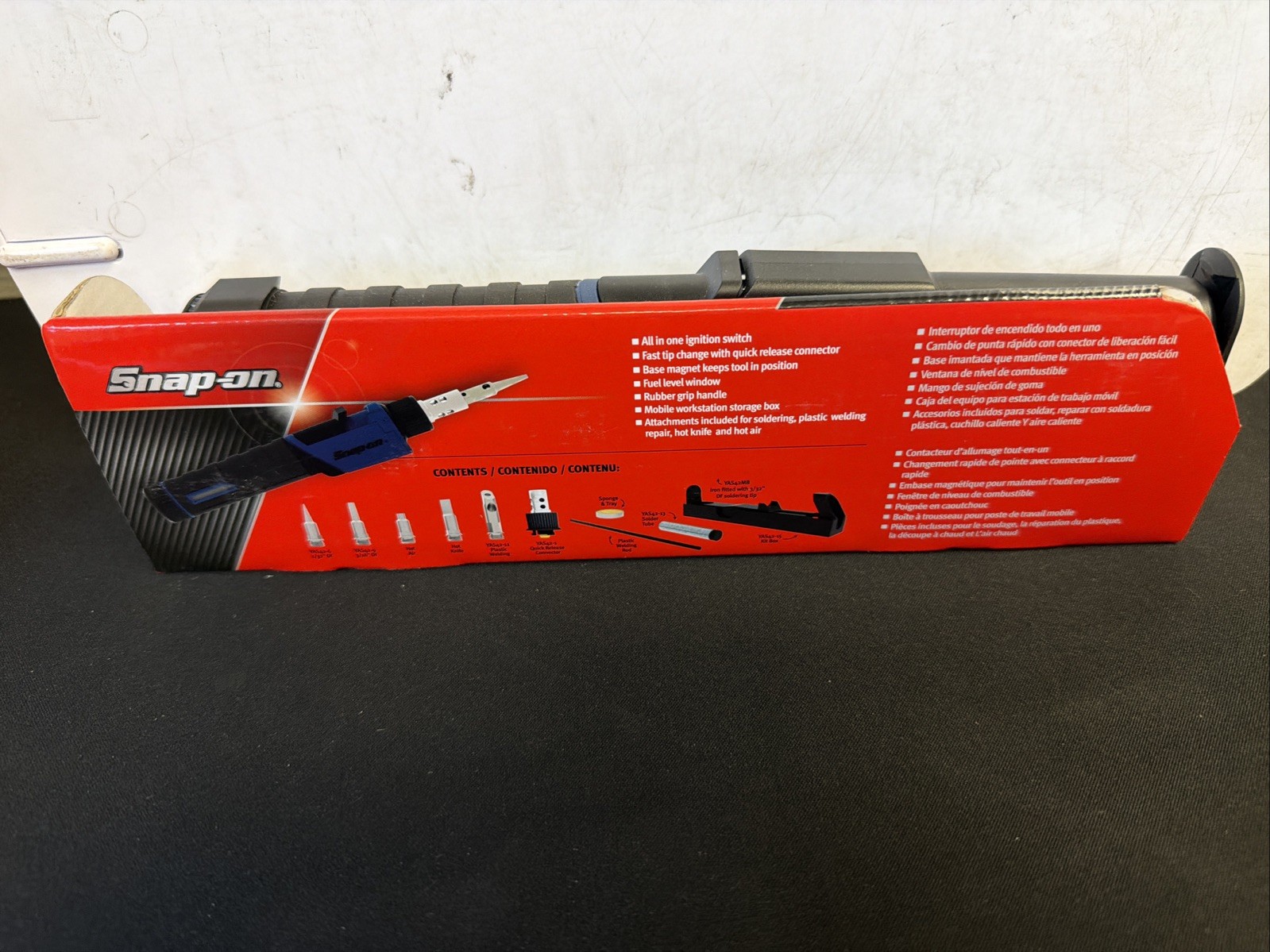 Snap-on Tools USA NEW Butane Gas Soldering Kit METALLIC BLUE YAKS42MB