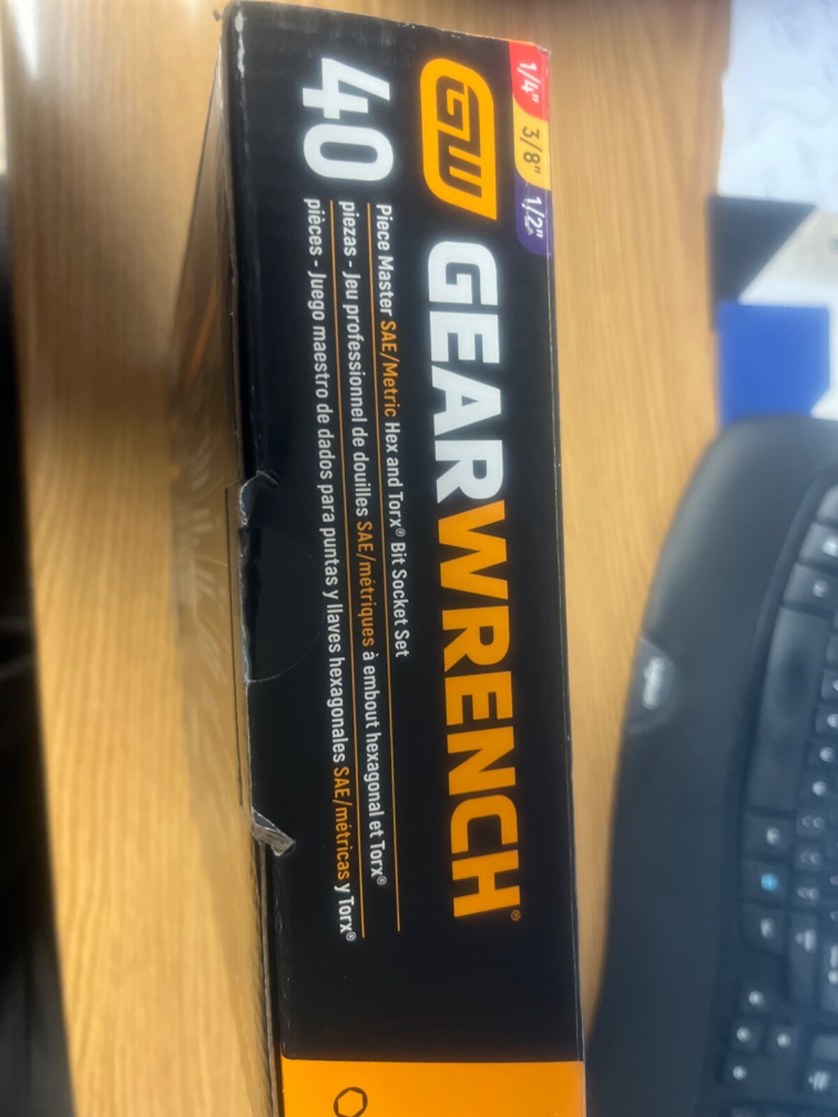 GEARWRENCH — 40 PIECE MASTER SAE/METRIC HEX AND TORX BIT SET