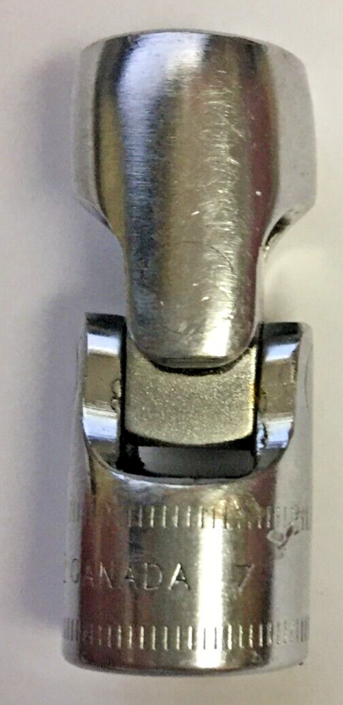 SnapOn FSUM12 12mm Chrome UniversalSocket 3/8″dr 2″L 6pt Canada 1987 Good 8.5/10