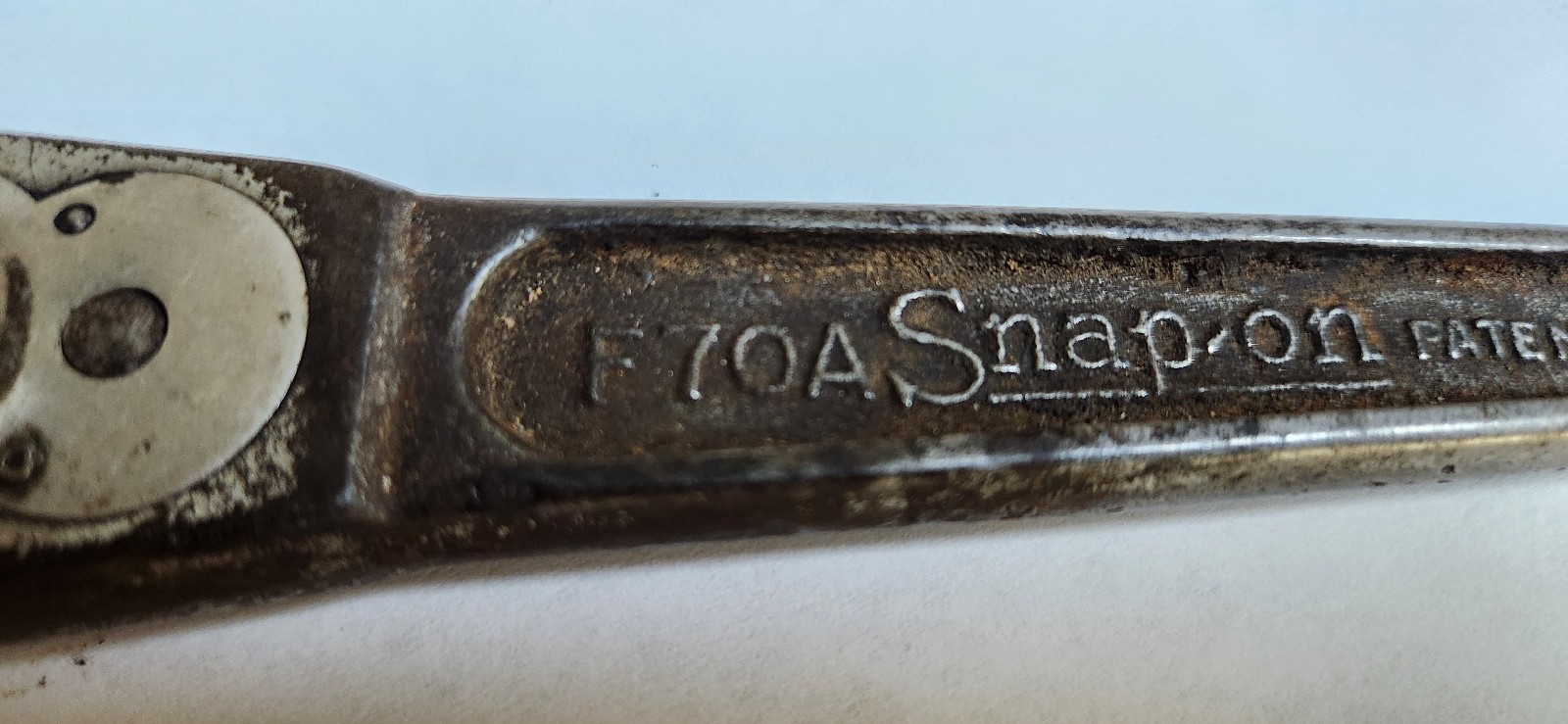 Snap On Tools Vintage 3/8” Drive Ratchet With Needle Shift Lever F70A 1935 Model