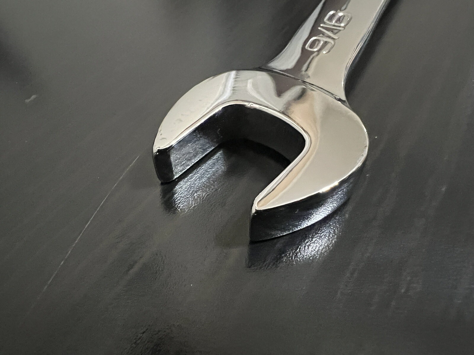 BRAND NEW SNAP ON TOOLS OEX180B 9/16″ SAE 12pt SHORT CHROME COMBINATION WRENCH