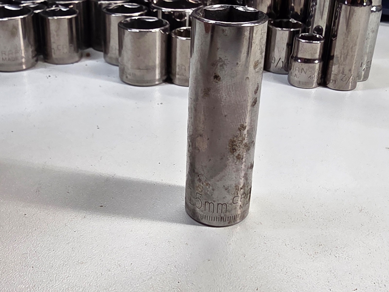 Craftsman 44432 G2 Series 15mm Deep Socket 3/8″ Drive 6 Point USA