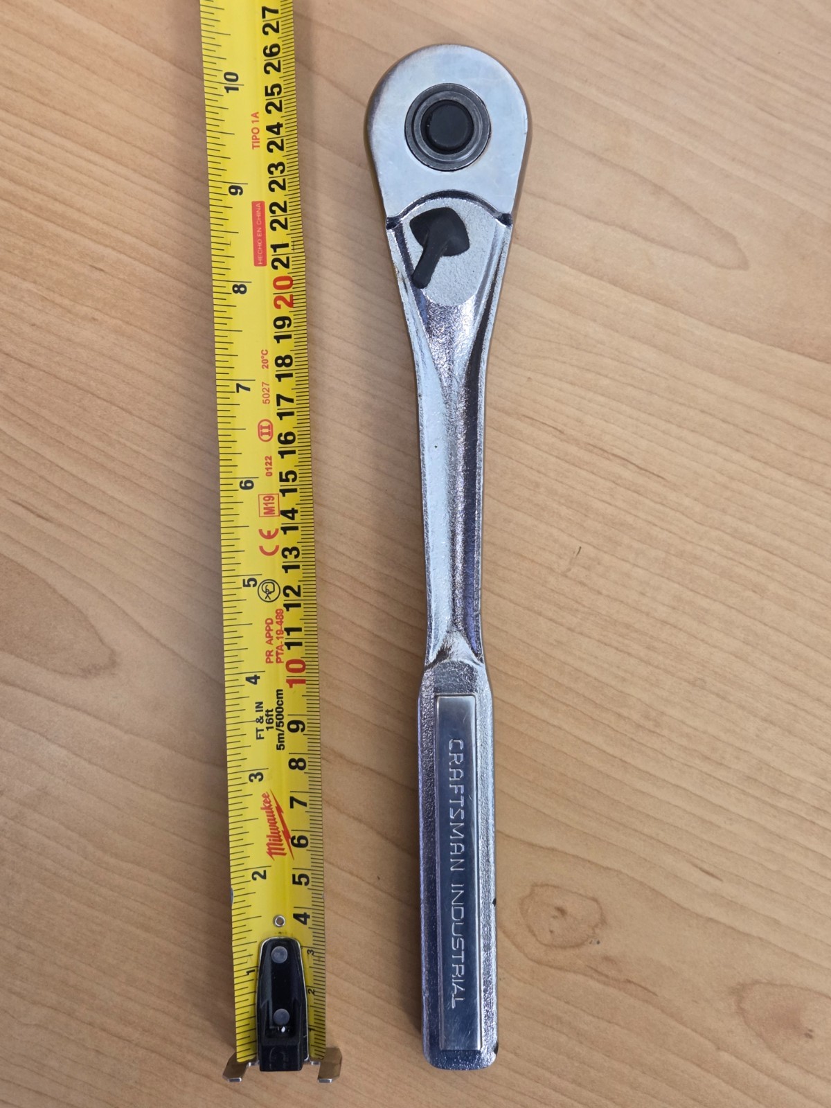 Collectors! Rare «Craftsman Industrial» USA 23805 1/2” Teardrop QR Ratchet KAD