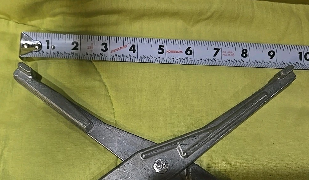 NEW MERC. MARINE EXTRA LONG…. ALUMINIUM PLIERS 14-3/4″ LONG 9″ JAWS OPENING