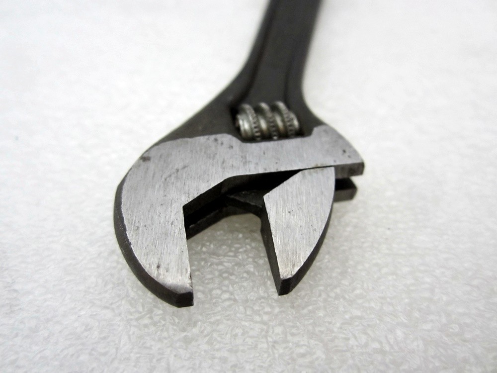 Vintage Crescent 4″ Adjustable Wrench Black Oxide Made in USA