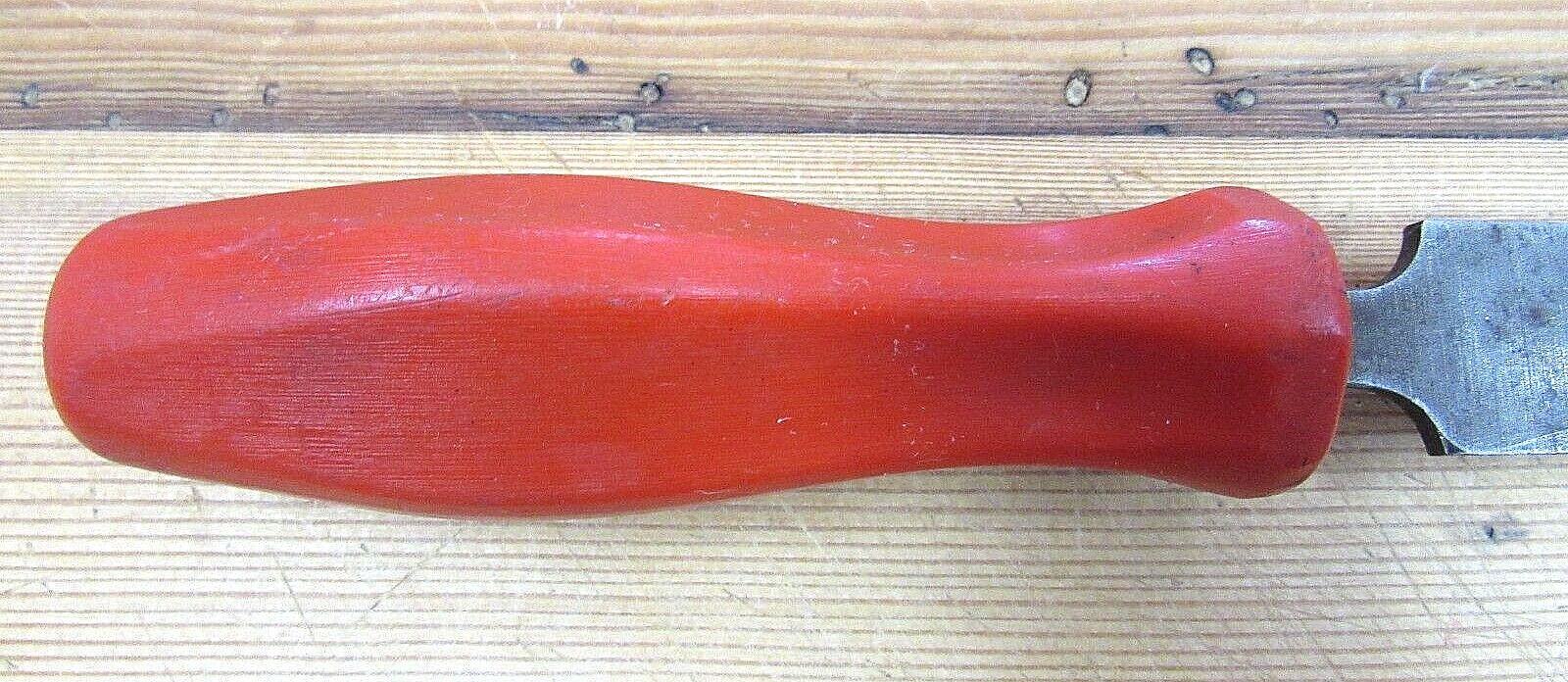 SNAP-ON Red Handle File HF-616 USA W/ SIMONDS NUCUT MILL 8D FILE IN GOOD CONDITI