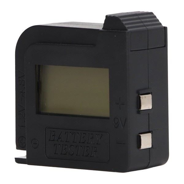 Battery Tester Compact Pocket Size LCD Display Supports 1.5V Button Batteries