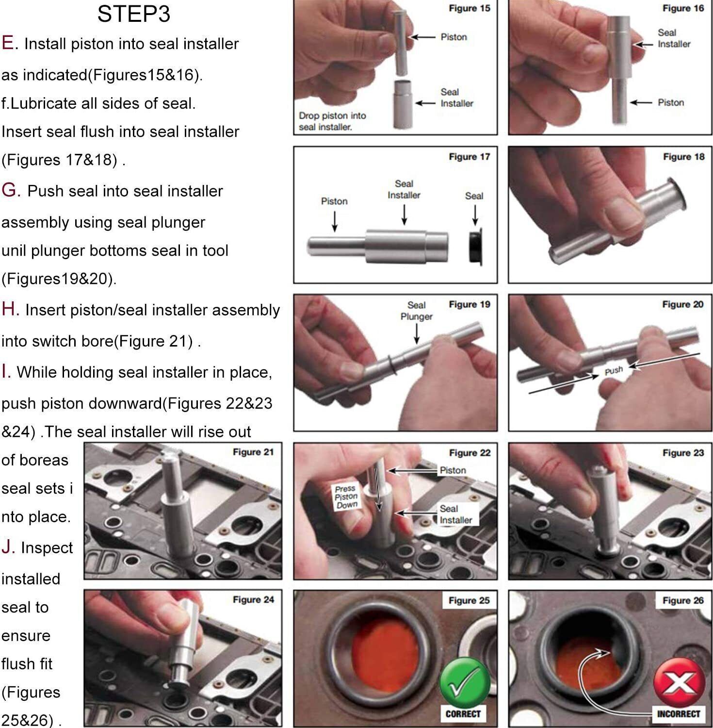 Pressure Switch Installation Tool Kit for GM Transmissions 6T70 6T75 6L80 6T70