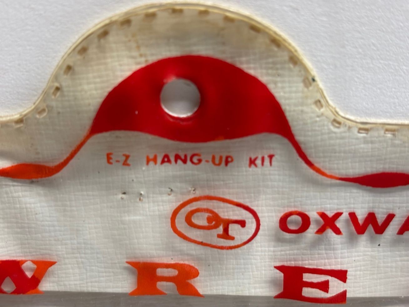 Vintage Oxwall #3972 ~ 14 Piece Box & Open Wrench Set SAE ~ E-Z HANG-UP KIT