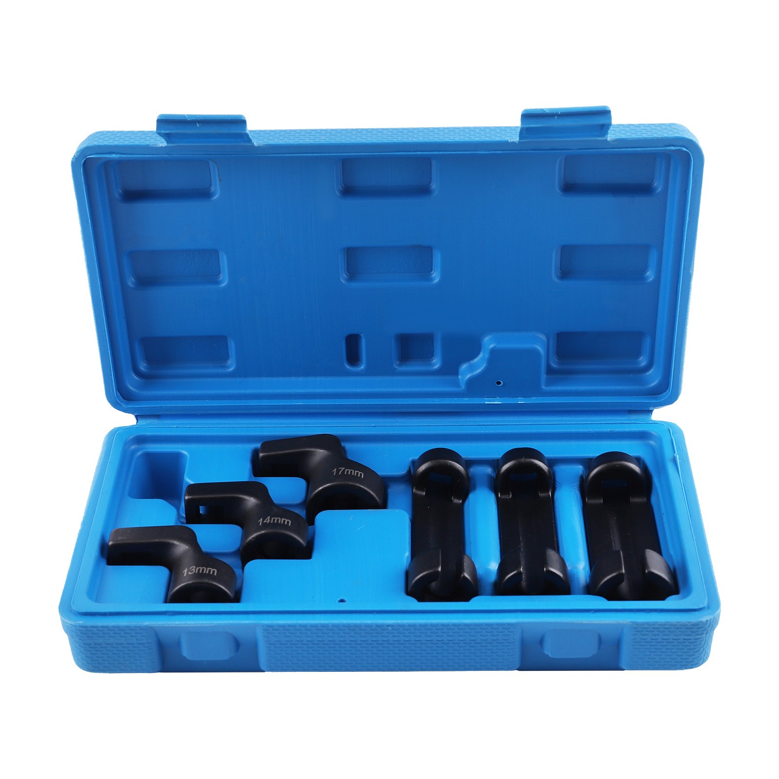 6x Egt Sensor Socket Set, Straight & Offset 13mm 14mm 17mm 3/8″ Drive Kit