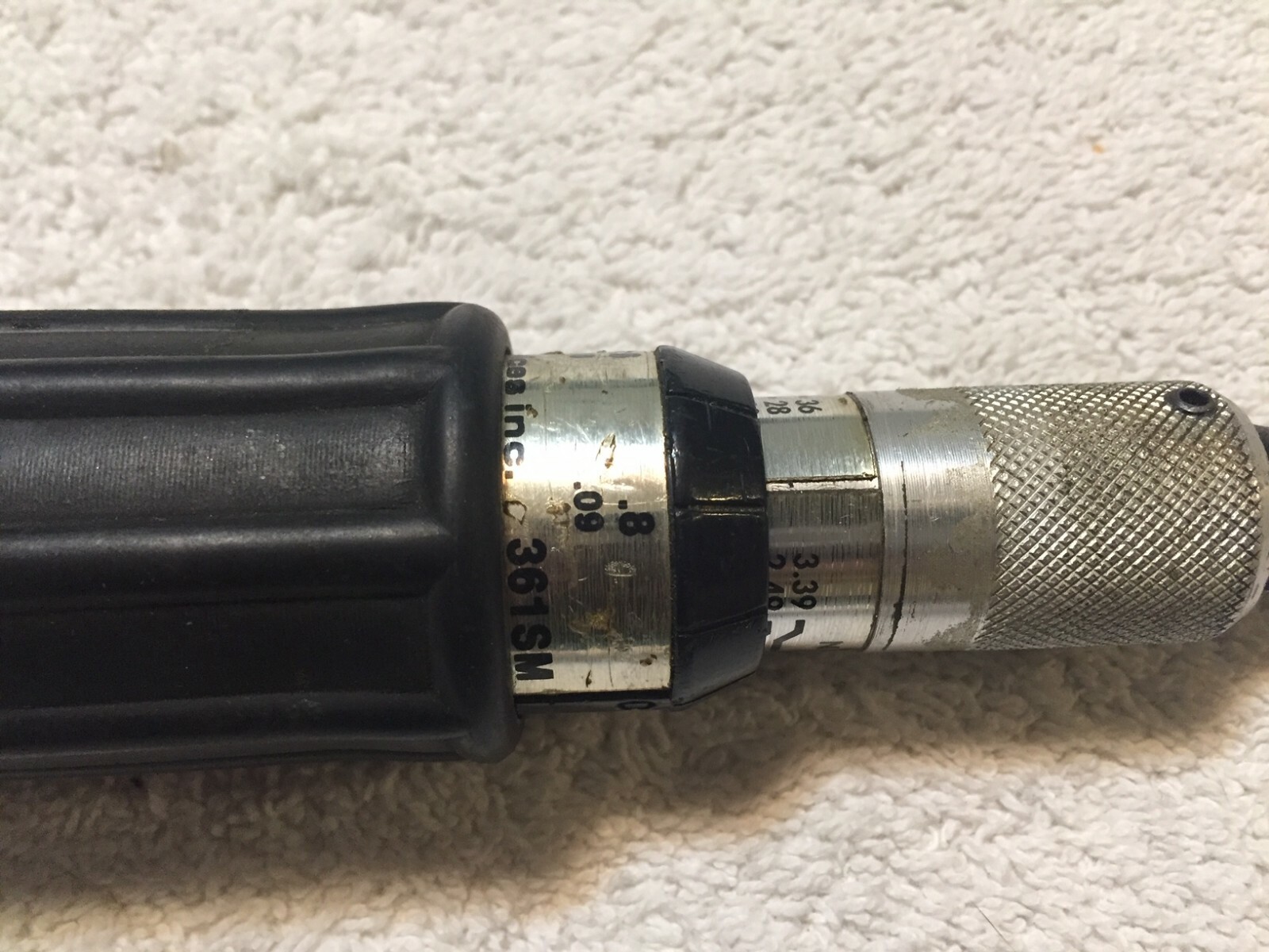 Adjustable Torque Screwdriver 361SM Consolidated Devices – used