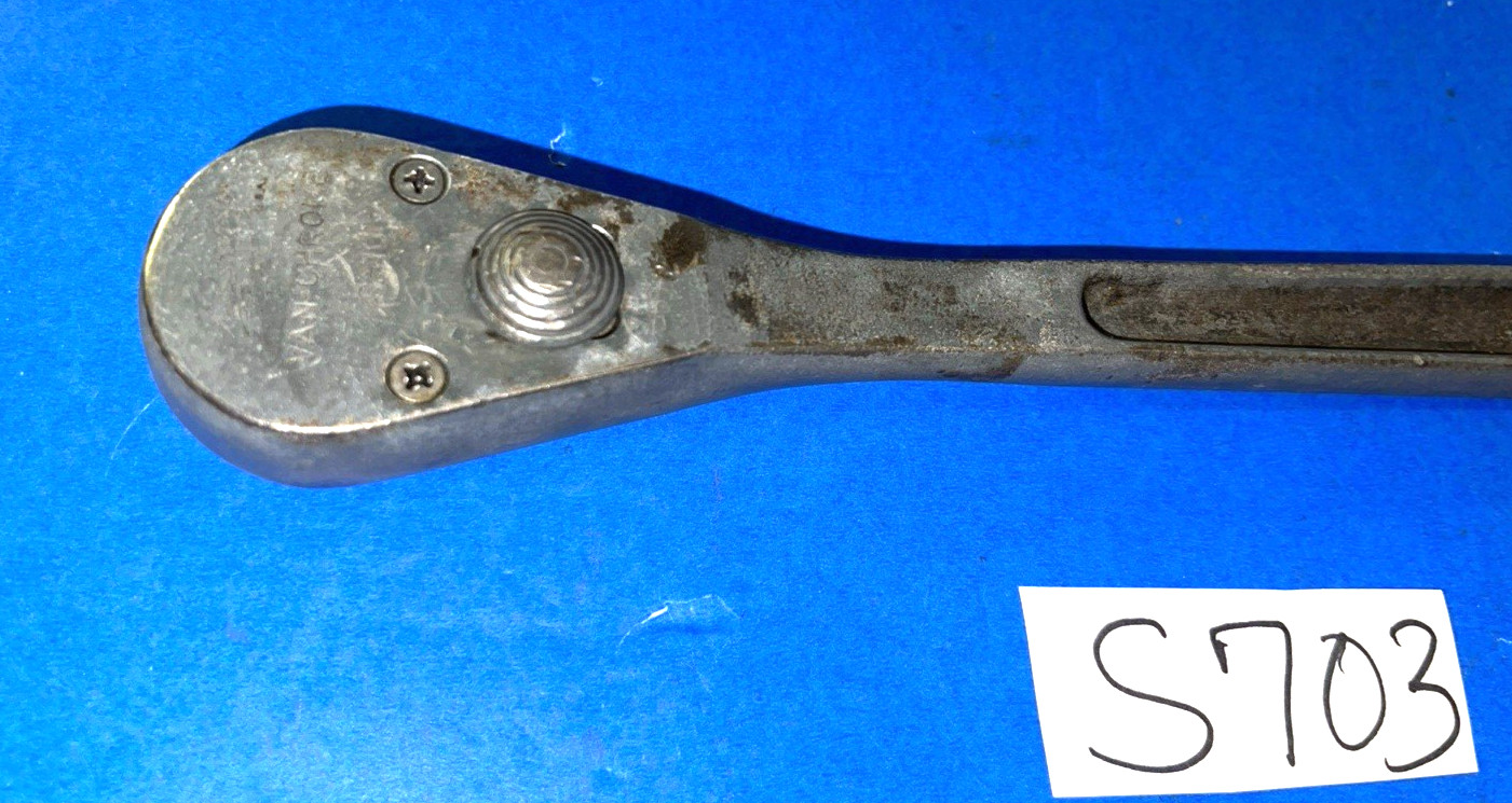 HERBRAND TOOLS VINTAGE 1/2 DRIVE RATCHET S-10 SLIDE SHIFT REVERSIBLE