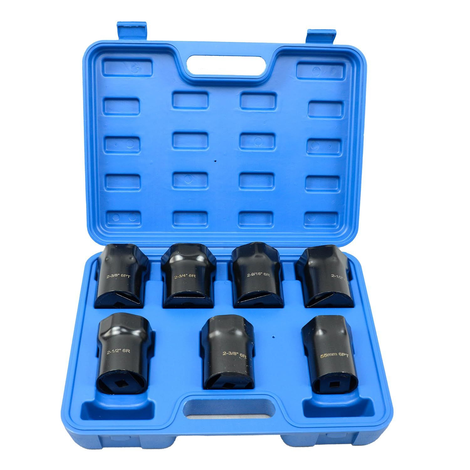 VEHIRETL Wheel Bearing Locknut Socket Set 7 Piece Lock Nuts…