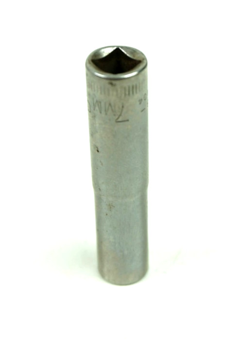 Craftsman -G- 7mm 6 Point Deep Chrome Socket 1/4″ Drive 44404 USA