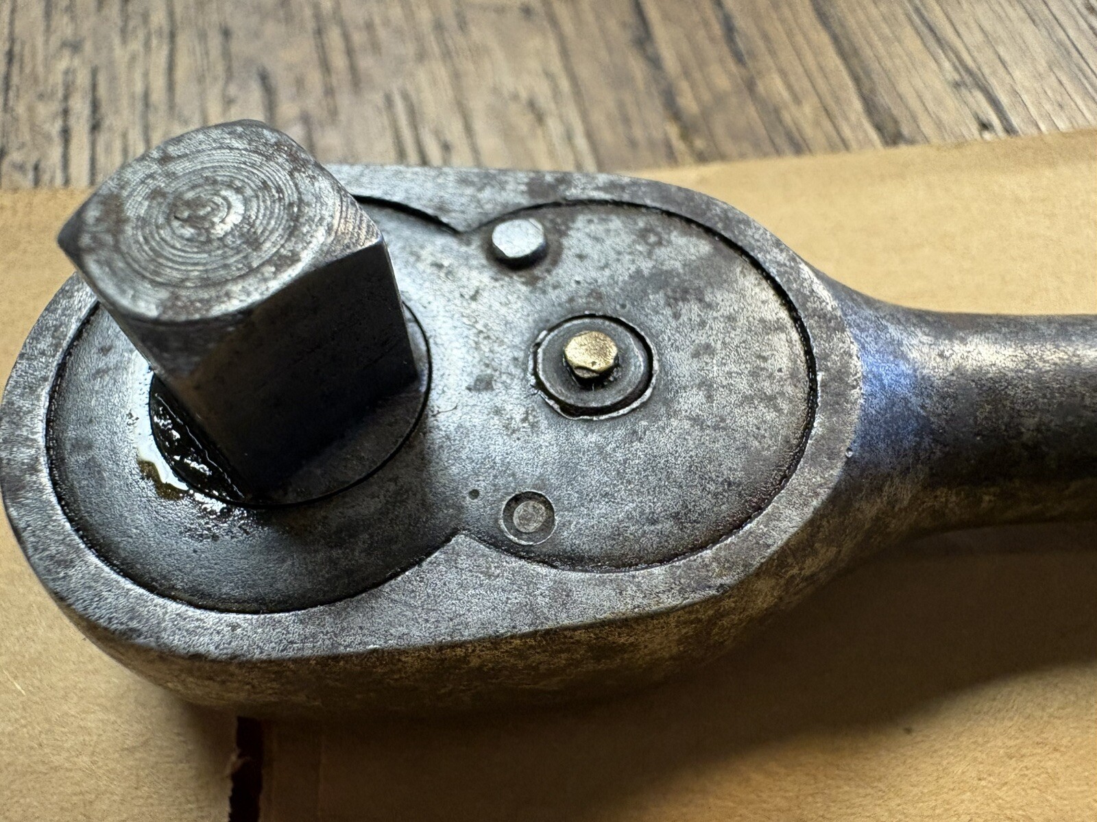 Snap On 3/8 Ratchet F-70-M Working Fine Showing Wear – As shown
