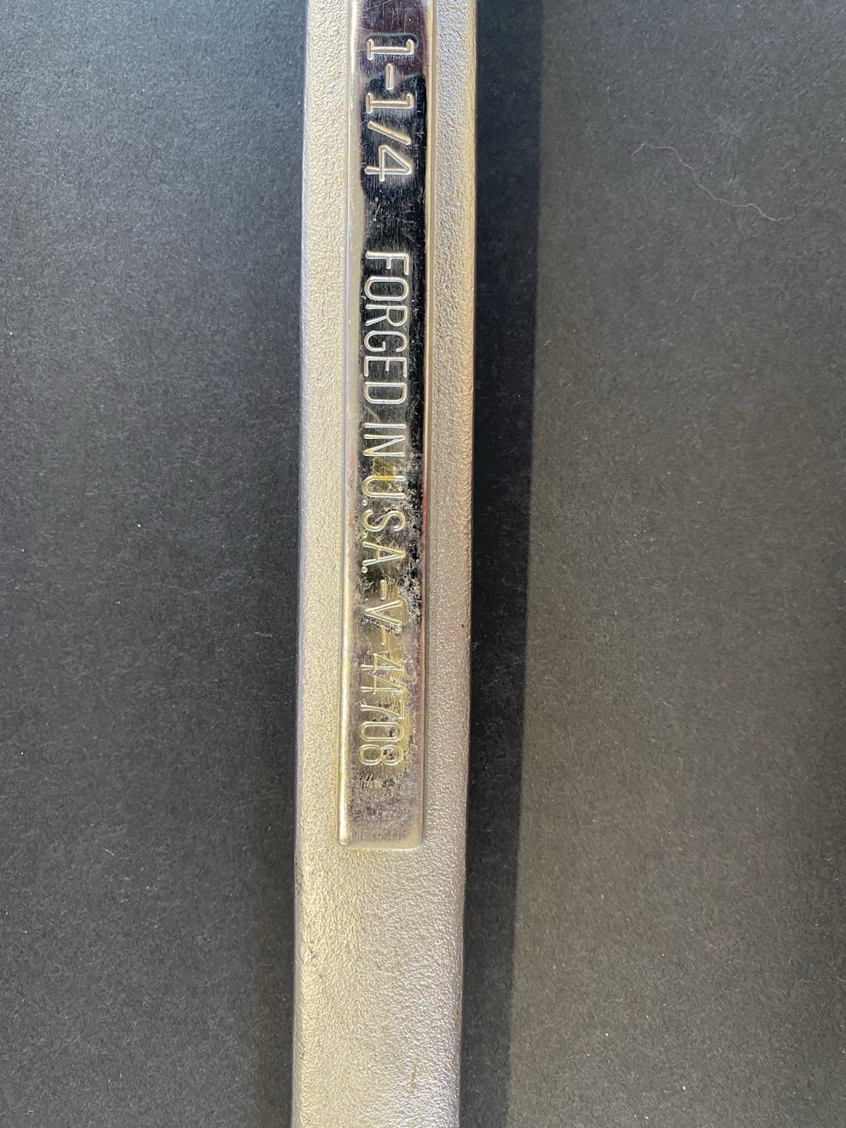Craftsman 1 1/4” Combination Wrench, 12pt USA, PN 44708 (-V- used)