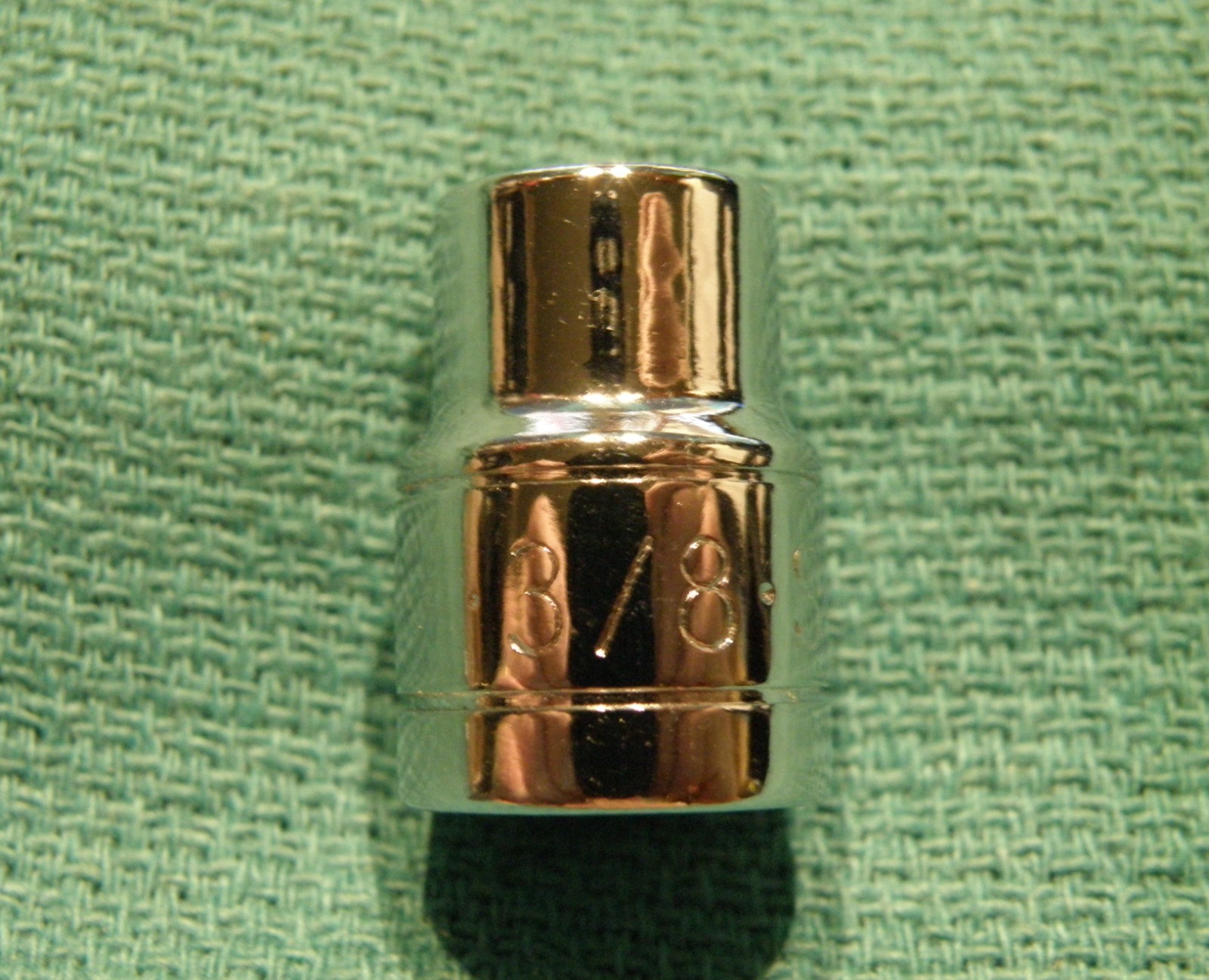 NEW S-K 3/8″ Drive, 6 Pt. 3/8 Shallow Socket. 45112 Made In USA.