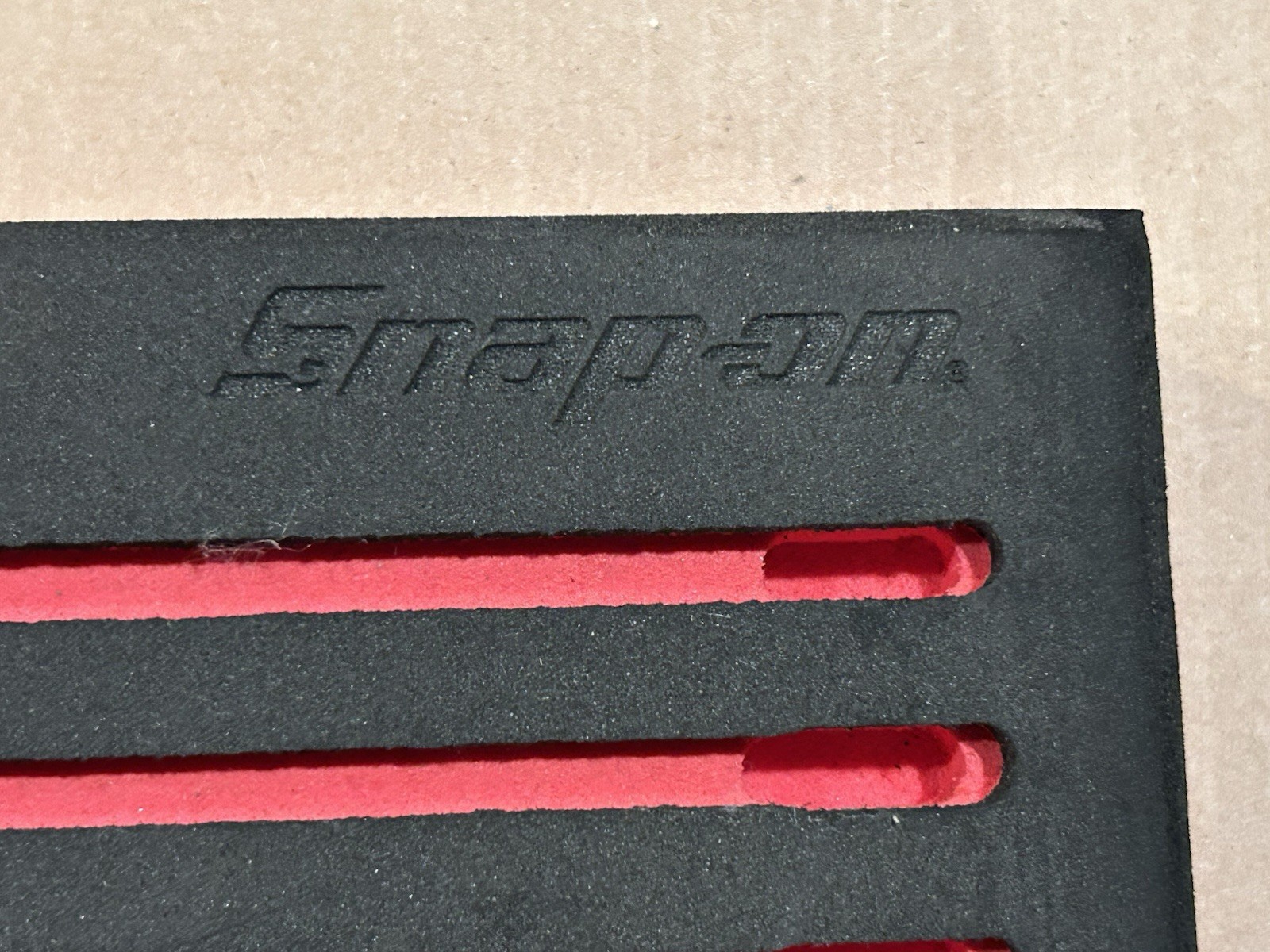 NOS. Snap-on Tools RED Foam Organizer Only for (7-19MM) Wrenches FMWR01BR