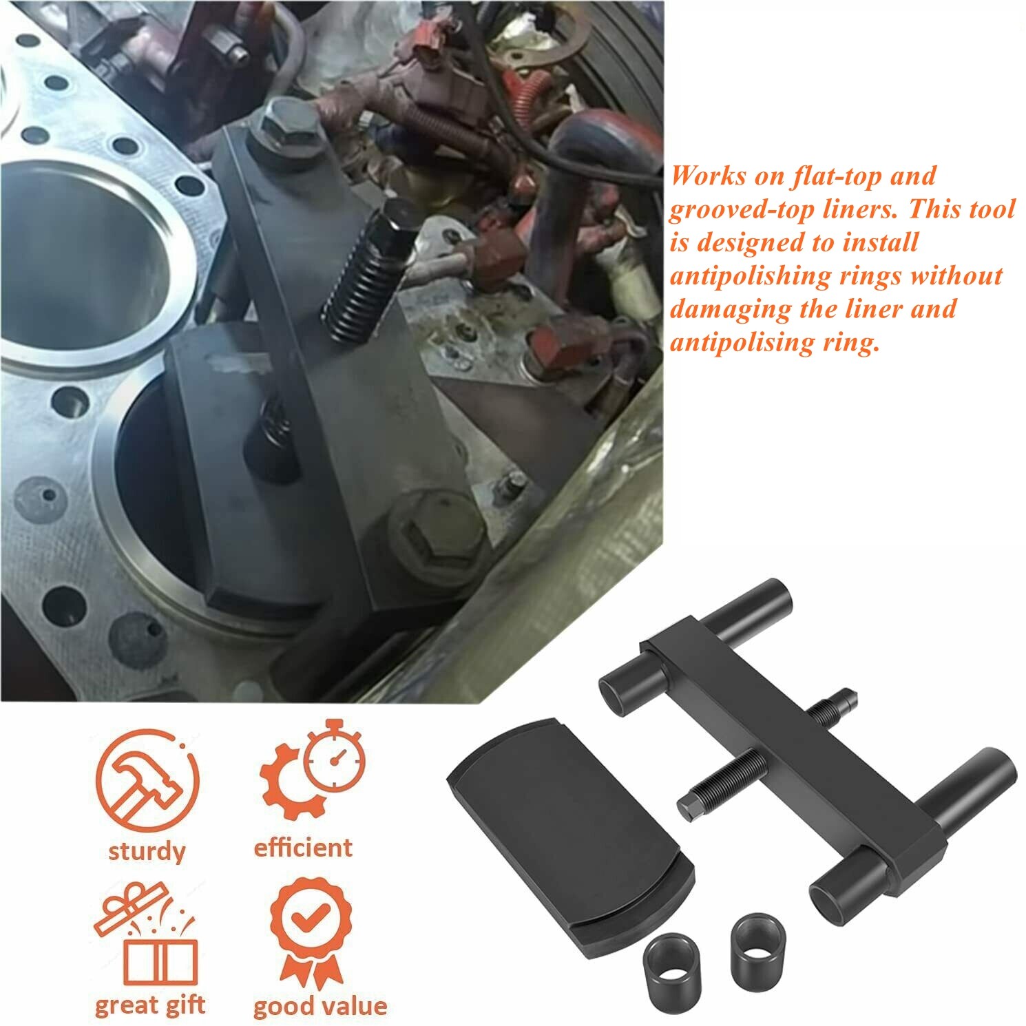 3164606 Cylinder Liner Press Installer Tool For Cummins ISX X15 Liner Press
