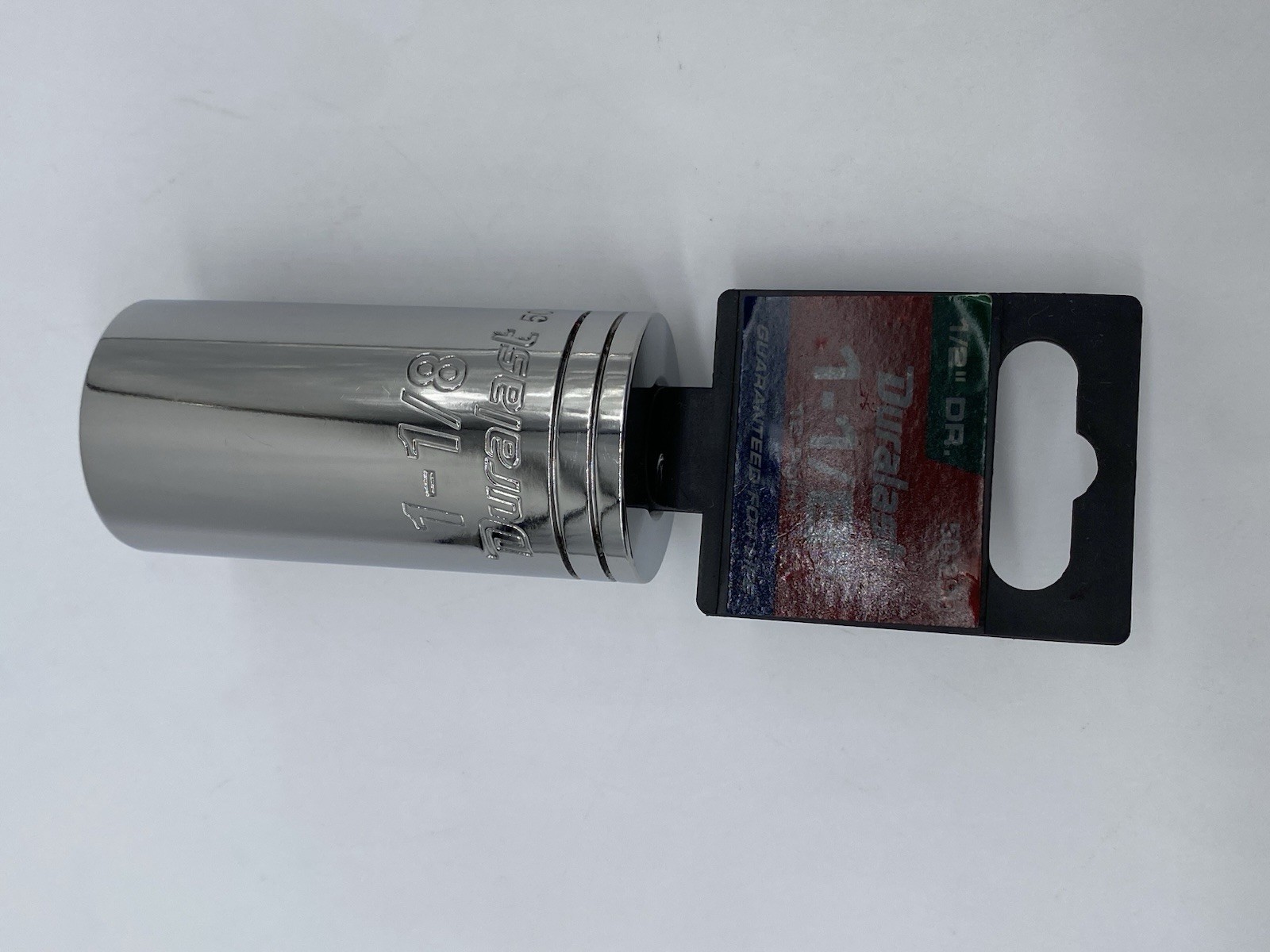 Duralast Chrome 1/2” Drive 1-1/8in Deep, 12pt. Socket, #50-290, NEW!