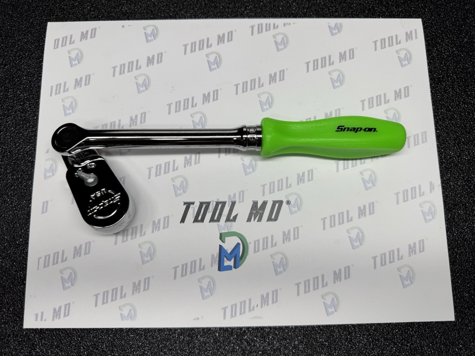 Snap-on Tools USA NEW GREEN 3/8″ Drive Hard Grip Multi-Position Ratchet FHD80MP