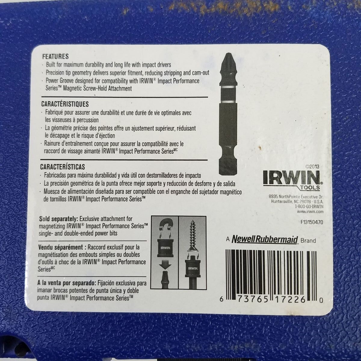 Irwin Impact Screwdriver 16 Piece Bit Set 1840320 Automotive Industrial