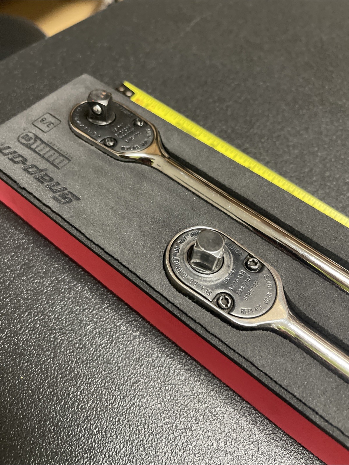 Snap-on 204RT01FR 3/8″ Drive Ratchet Set Pro-fi Red FK80 F80 FL80 FLL80