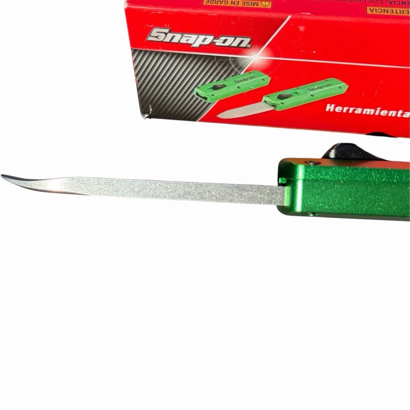 *NEW* Snap-on Tools PBFT60G *GREEN* Out The Front Retractable PRY BAR Tool