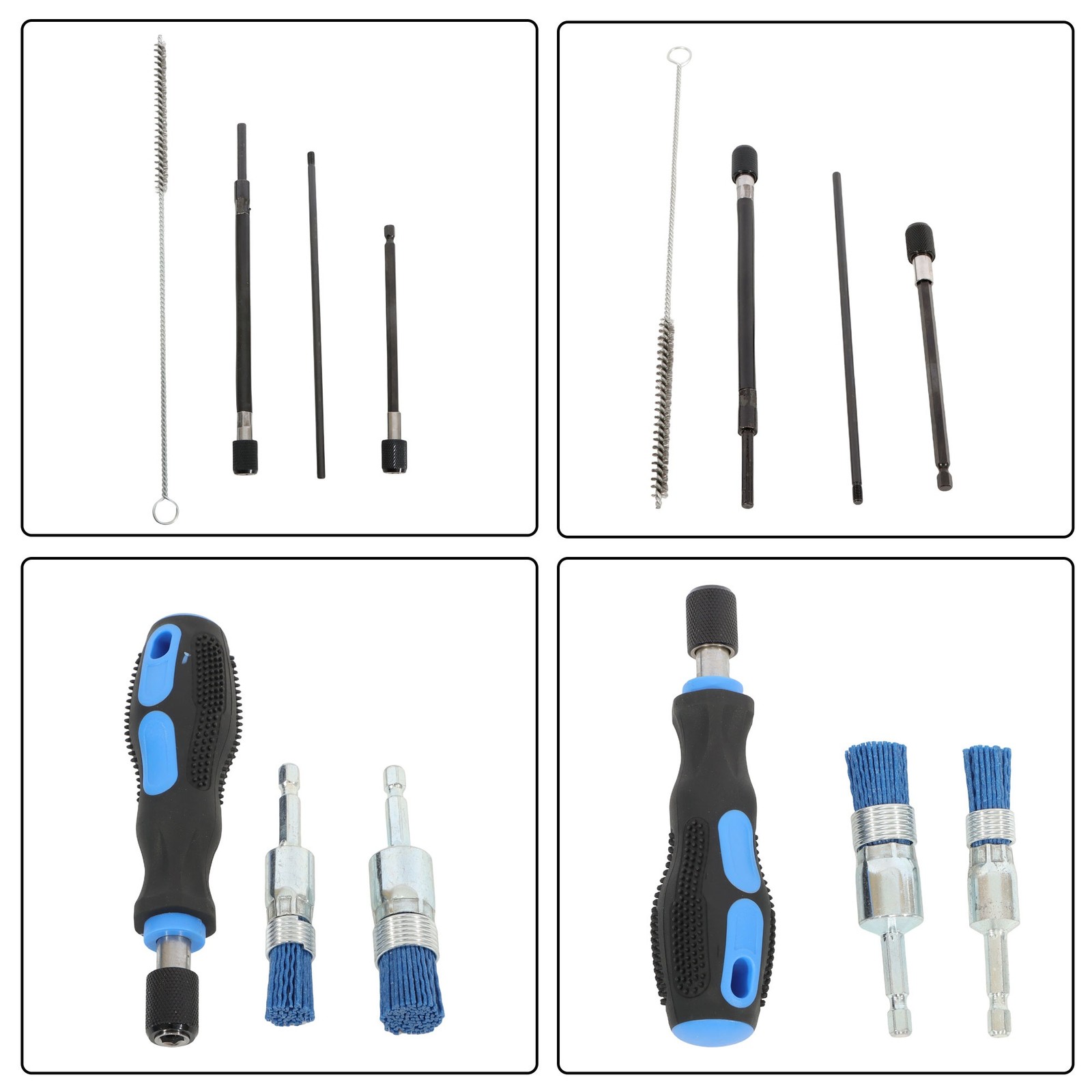 19pc Diesel Injector Seat Port Cleaner Auto Engine Maintenance Cleaning Brushes
