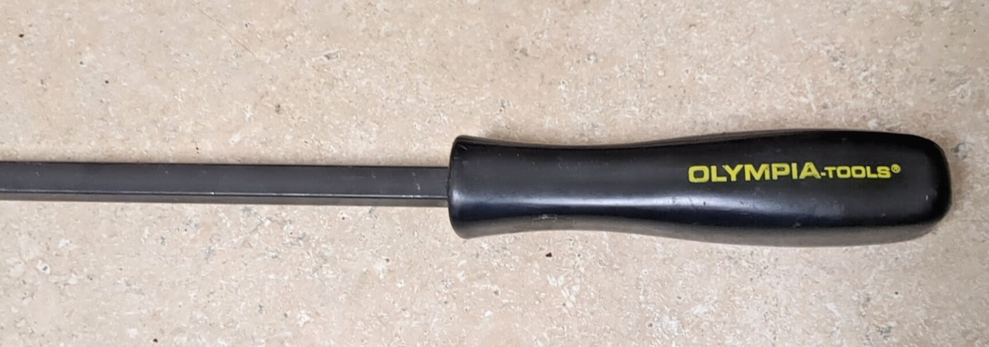 Olympia Tools, Mechanics Automotive Pry Bar 17 1/2” Hard Black Handle