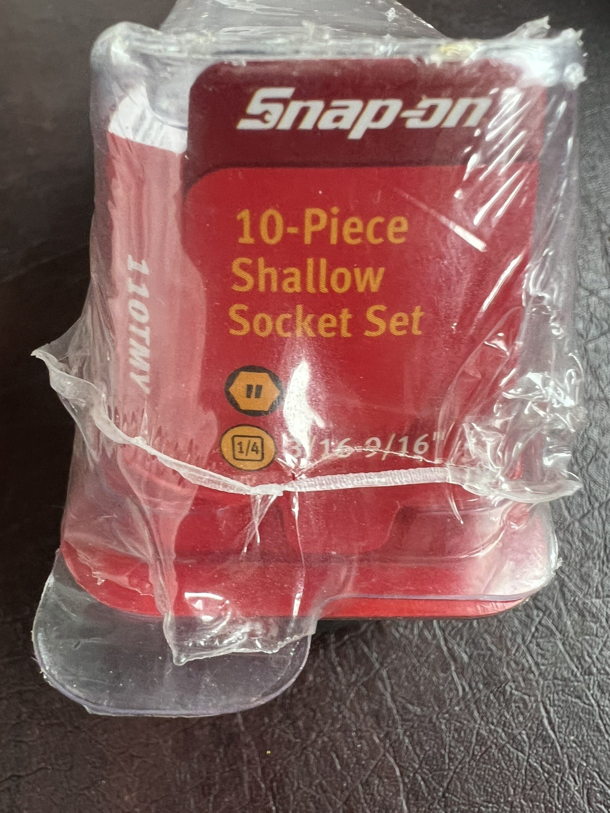 Snap On 10 pc Shallow Socket Set 110TMY NEW Sealed