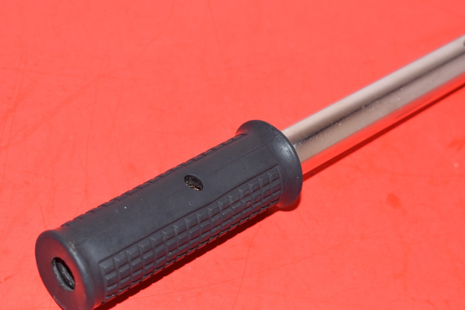 Snap-On 3/8” Drive SAE Interchangeable Head 100 In Lb Preset Torque Wrench
