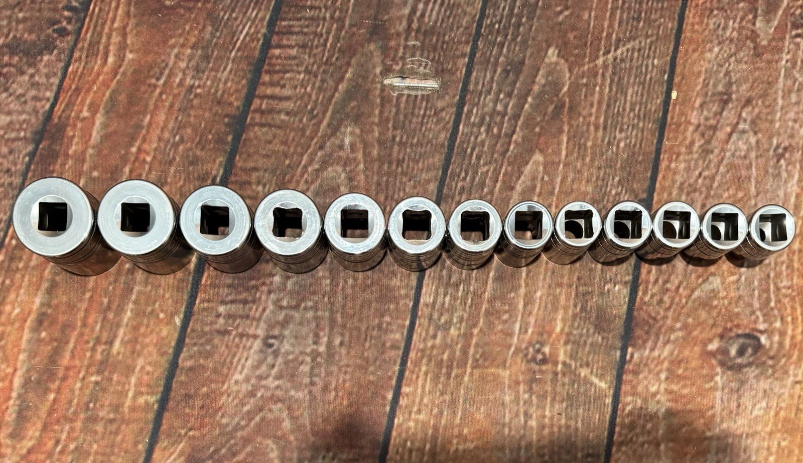 Snap-On 313SWYA 13pc 1/2in. Drive 12pt SAE Flank Drive Shallow Socket Set