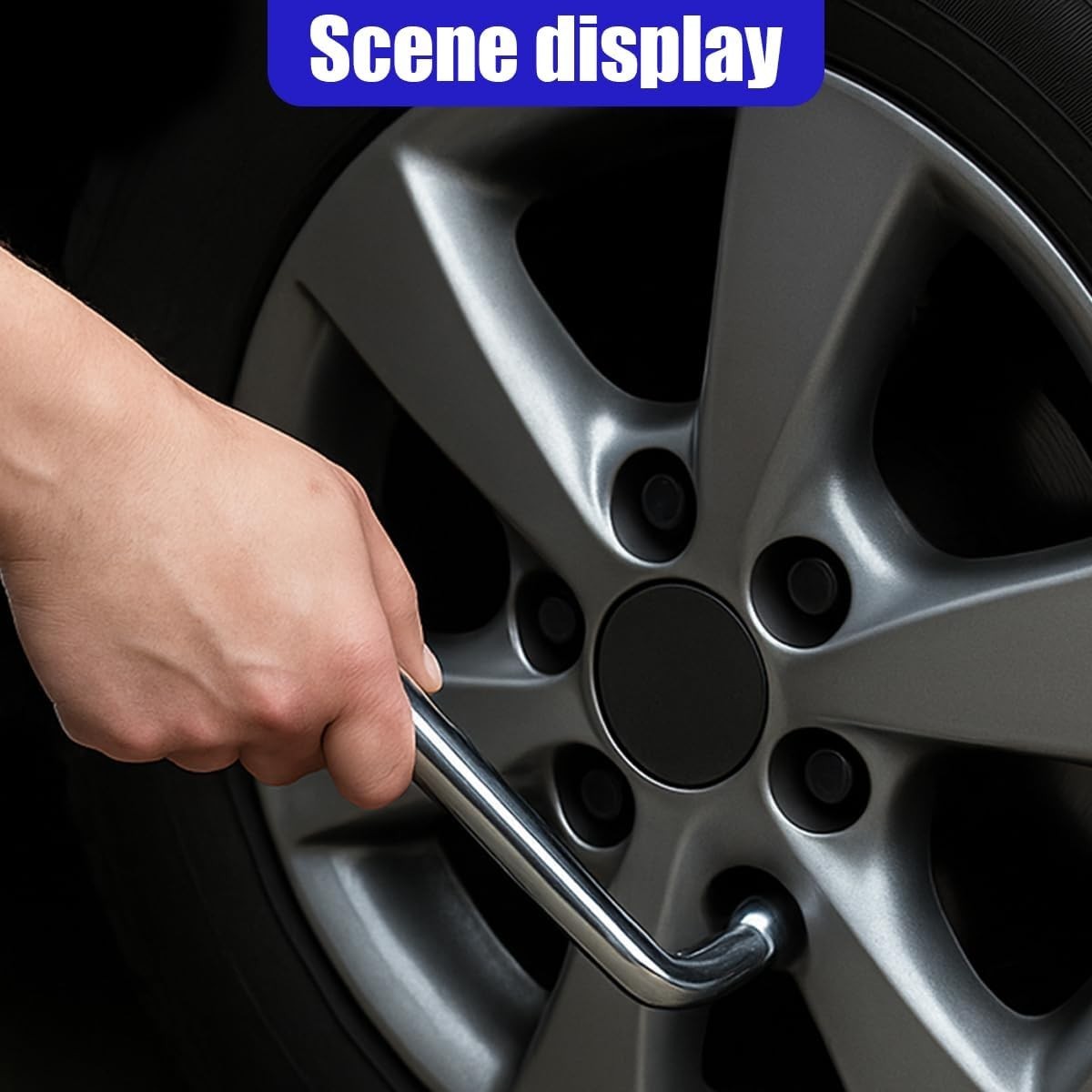 Ergonomic 22mm Lug Wrench – Chromoly Steel for Efficient Vehicle Maintenance