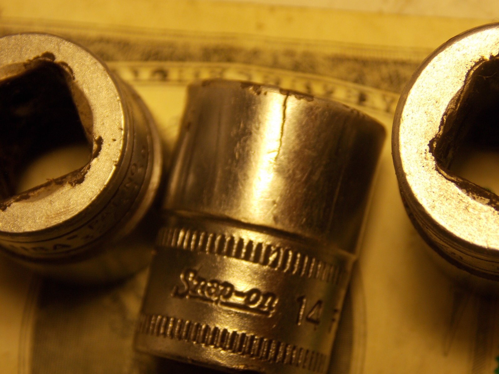 Snap on 3/8″ Drive Shallow Chrome Sockets sold Singles 14mm 3/8 9/16 FREEShpA1