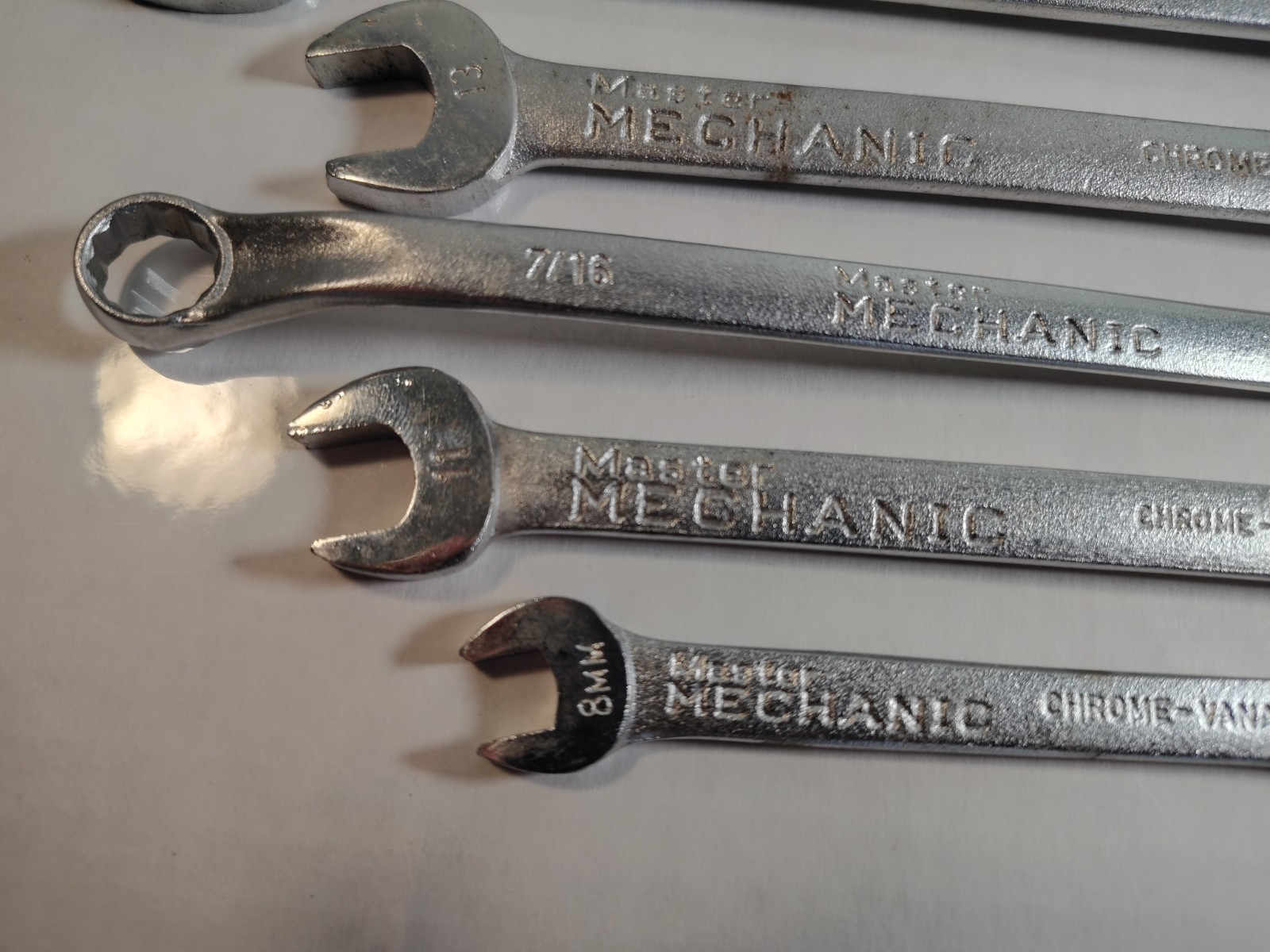 Master Mechanic Combination Wrenches Set Of 6