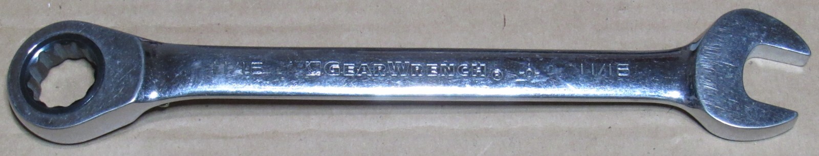 GEARWRENCH, 11/16″ OFFSET OPEN/BOX END, 12 PT, RATCHETING COMBINATION WRENCH