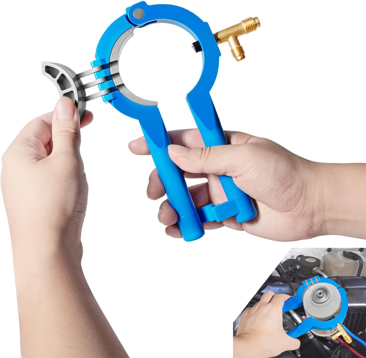 10102 Side Can Tap for R12 &R134A Refrigerant,Oil or Additive Multiple Can Sizes