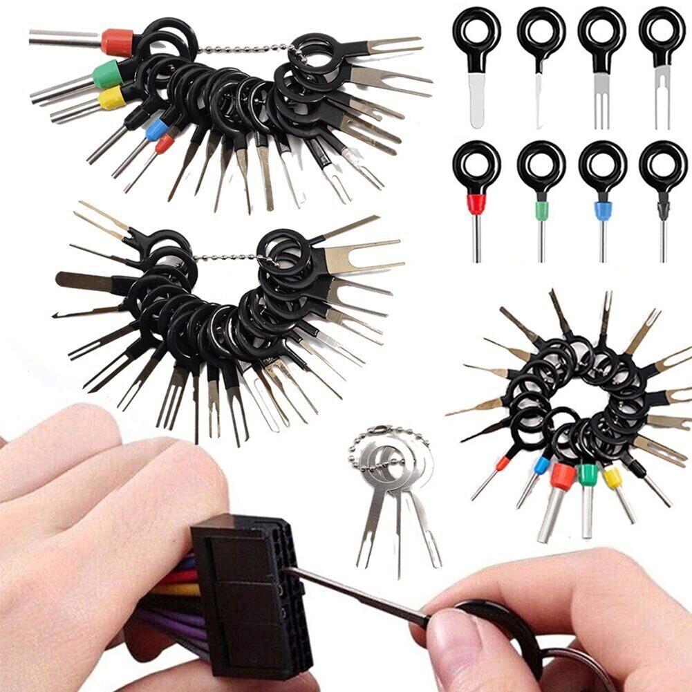 Premium Stainless Steel Wire Terminal Extraction Tool Set 41PC Kit for Cars