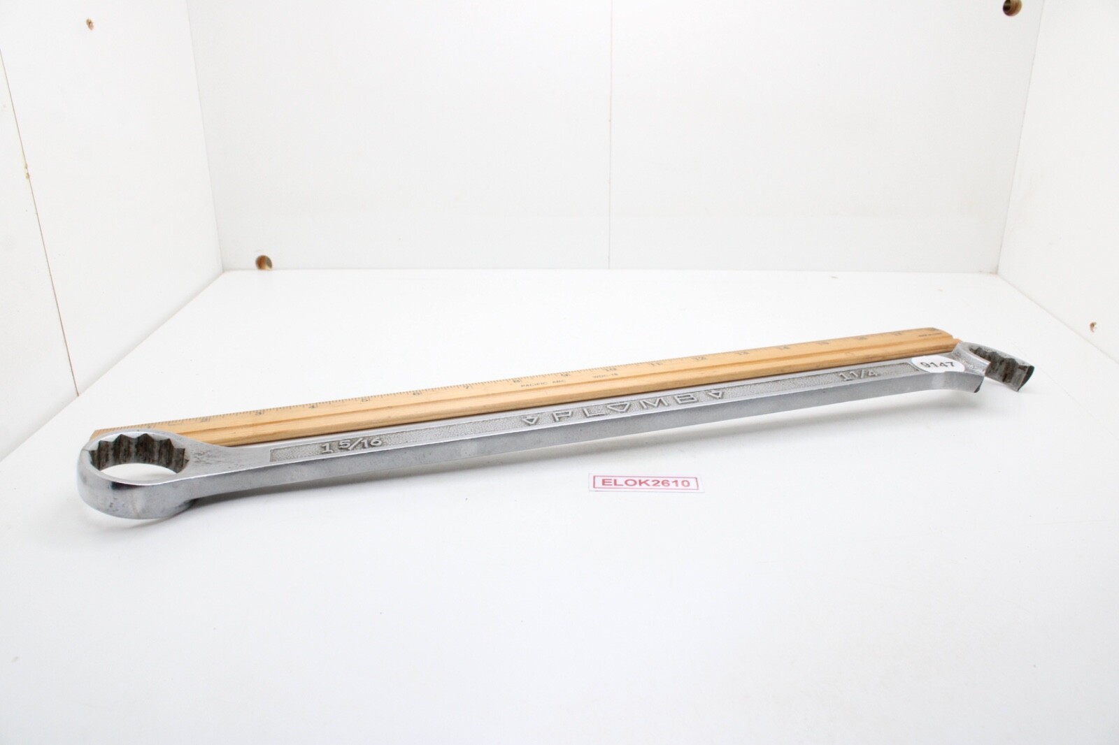 Plomb 1155 1-5/16” X 1-1/4” 12 Point SAE Jumbo Boxed End Wrench USA Modified