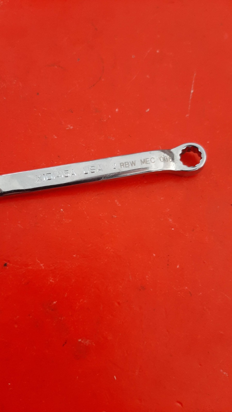 Snap-on XID1415A 7/32″ X 15/64″ 12Pt Point Offset Box End Wrench MARKED 120